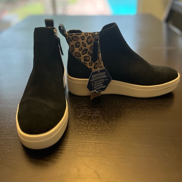 NWT TOMS Jamie Wedge Sneaker - Women's - Picture 6 of 9